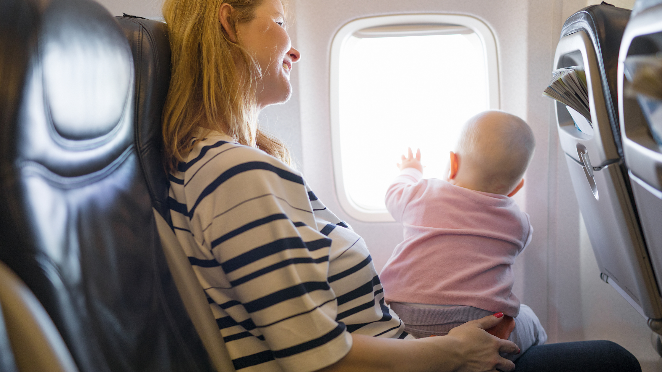 en avión con bebés - Los viajes de pepa