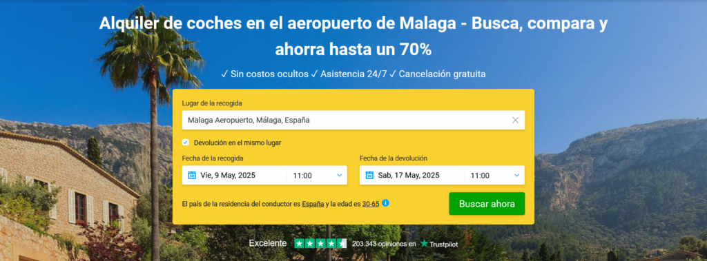 Alquiler-de-coches-en- málaga