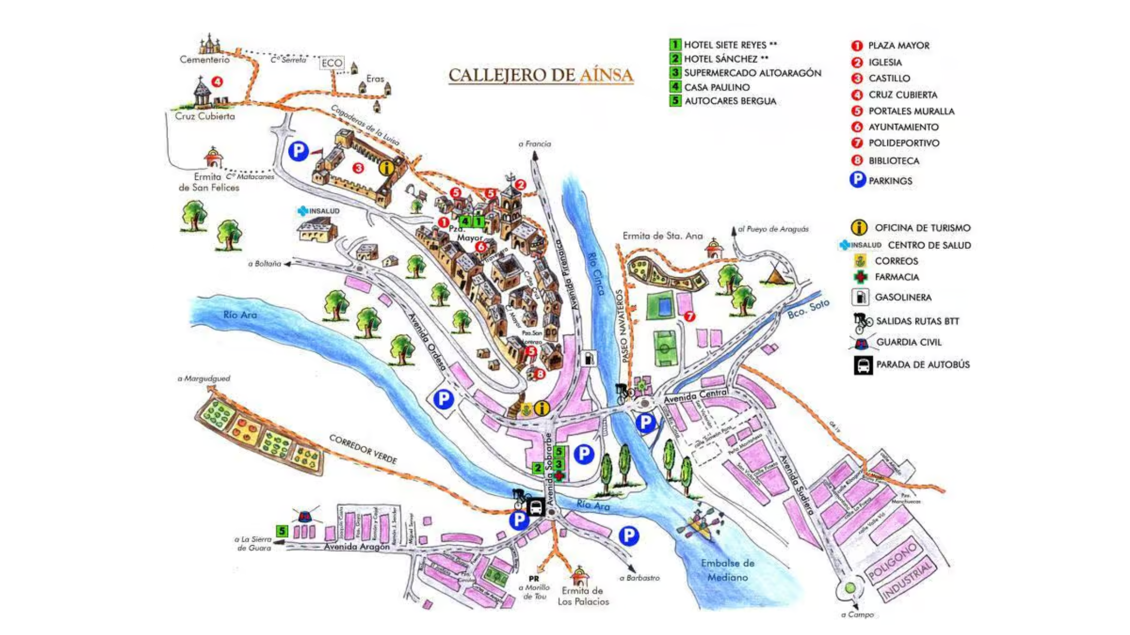 mapa-callejero-de-aínsa-huesca-